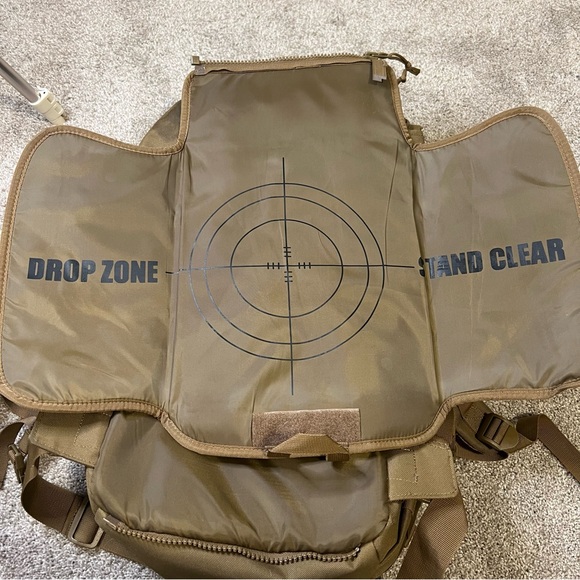 Tactical Baby Gear Daypack Diaper Bag And Baby Carrier Coyote Brown Diaper Bag - Picture 5 of 8